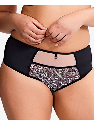 SCULPTRESSE Intimates Black Underwear Briefs Plus Size 6XL