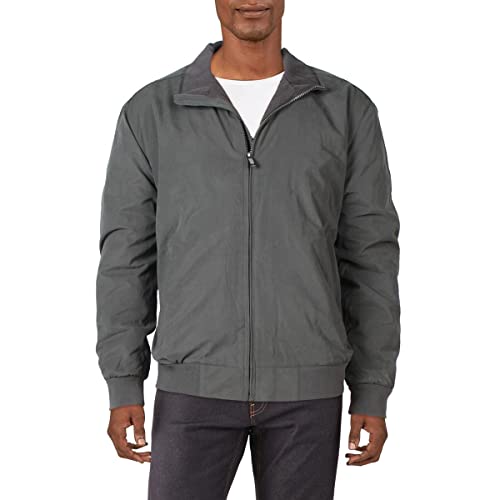 Weatherproof Mens Lightweight Short Bomber Jacket Green Size S