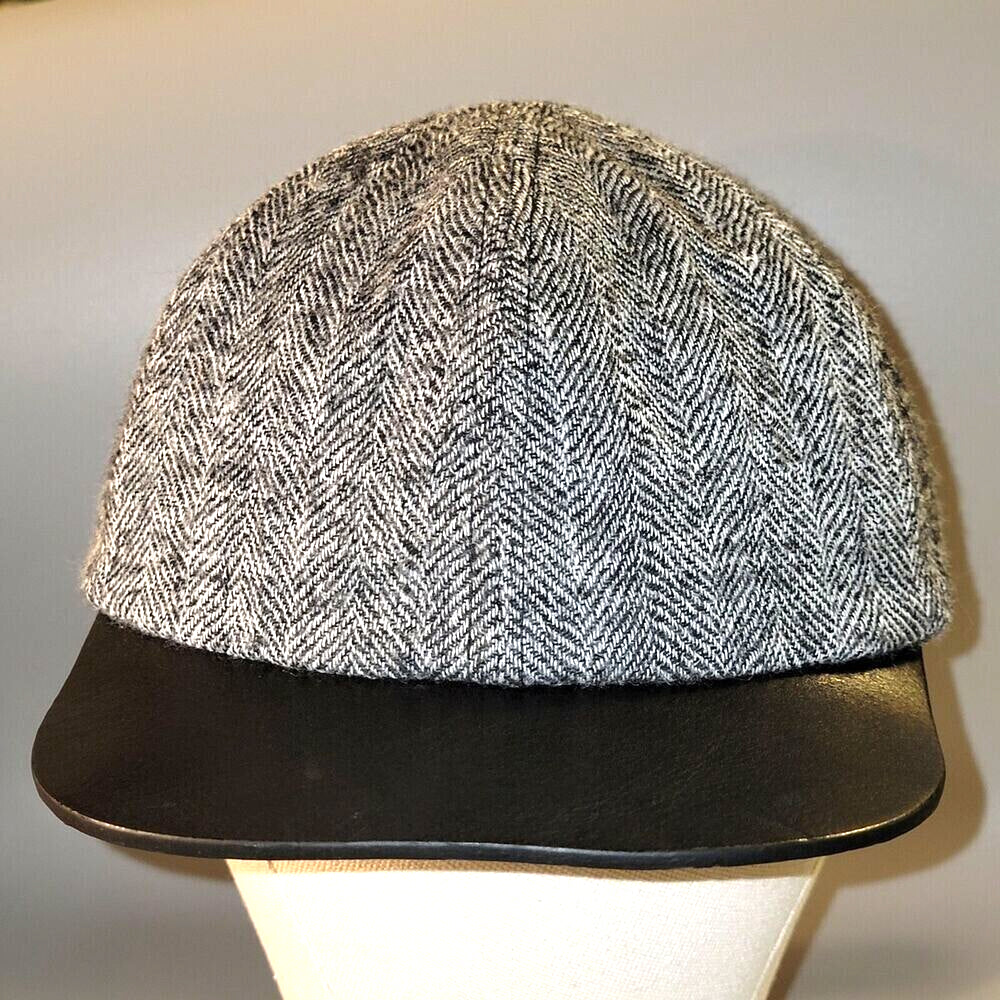 New Era Herringbone 19Twenty BLK OSFA Hat-Cap MSRP $125 Gray Black MSRP $125