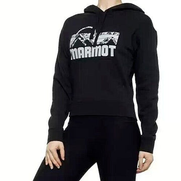 MARMOT Women's Coastal Fleece Hoodie Black Size M MSRP $52