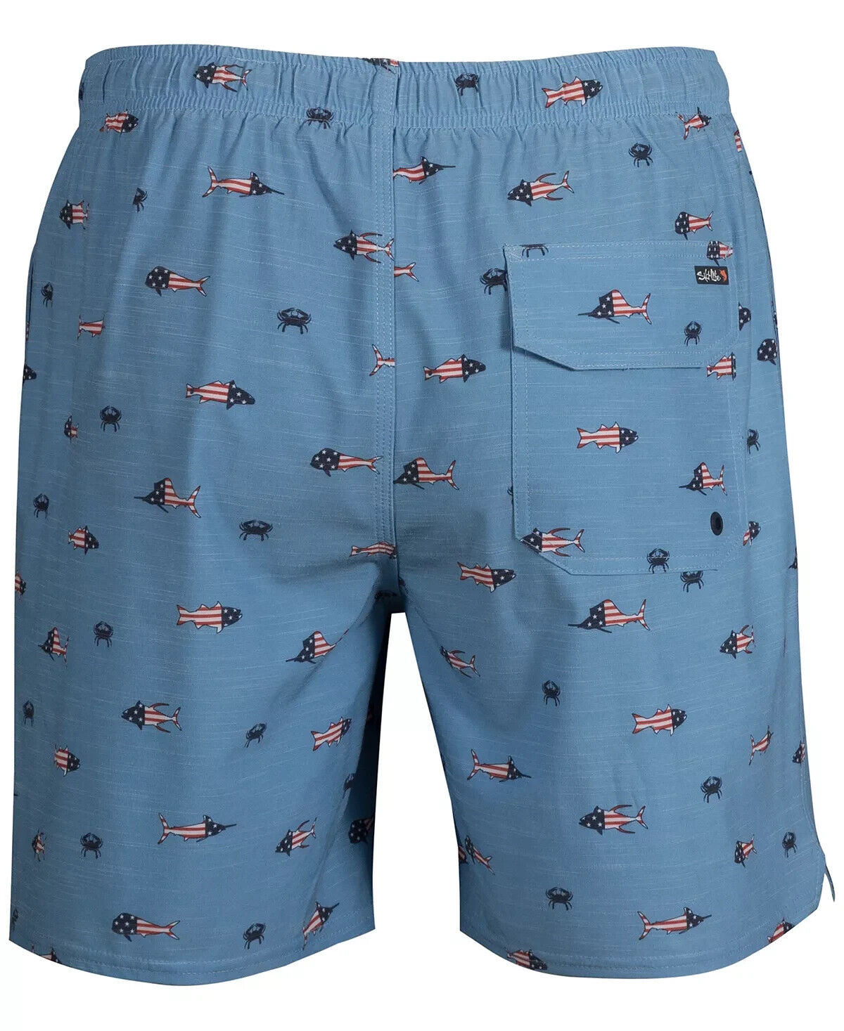 SALT LIFE Men's Red, White & Blue Aqua Board Shorts Size S MSRP $56
