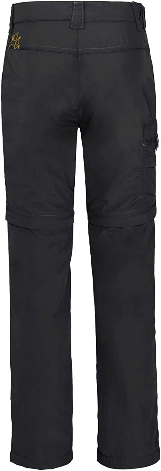 Jack Wolfskin Kids Safari Zip Off Pants K, Black, Size 18-24M