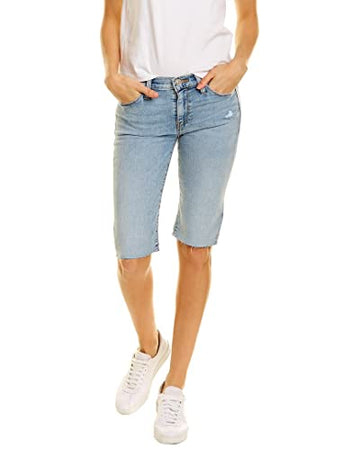 Hudson Jeans Women's Amelia Midrise Short, New Dawn, Blue Size 26