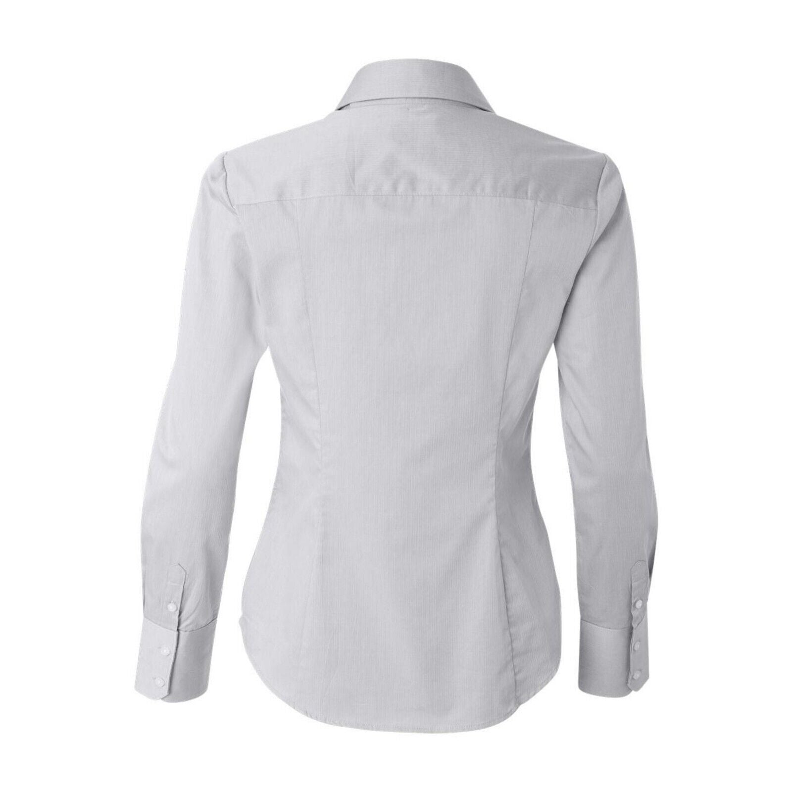 Calvin Klein Women's Pure Finish Cotton Button Shirt Gray Size 3XL (24-26)