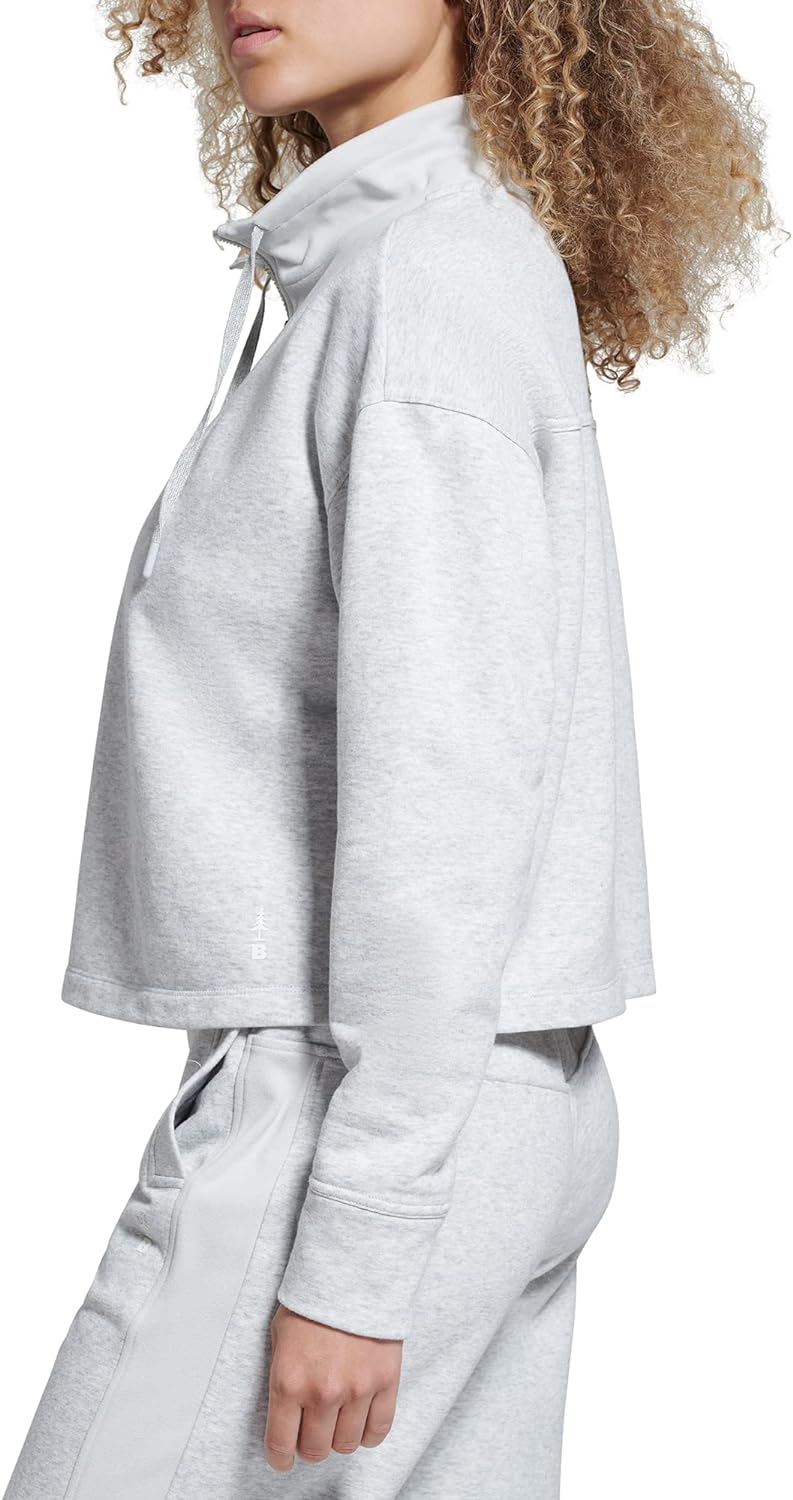 BASS OUTDOOR Women Knit Pullover, Gry Heather Large