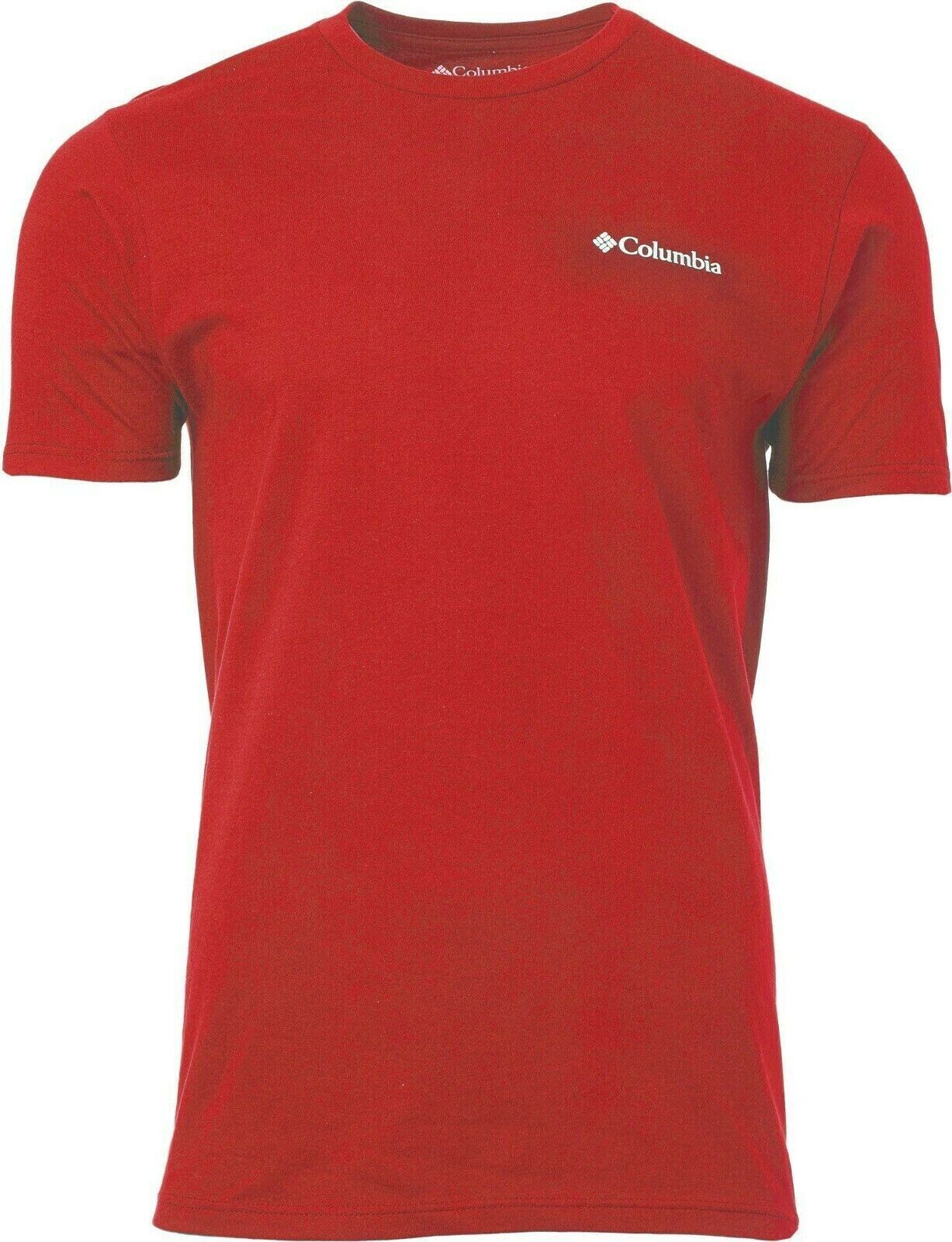 Columbia Men's Potter Short Sleeve T-shirt Red Size S MSRP $28