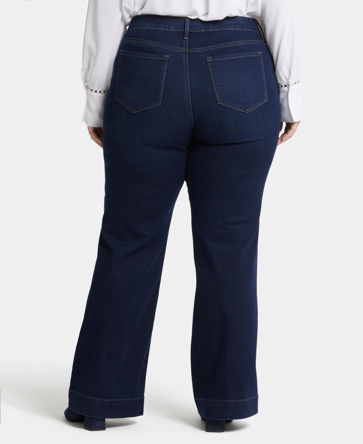 NYDJ Plus Size 14W Teresa Trouser Jeans Blue MSRP $119