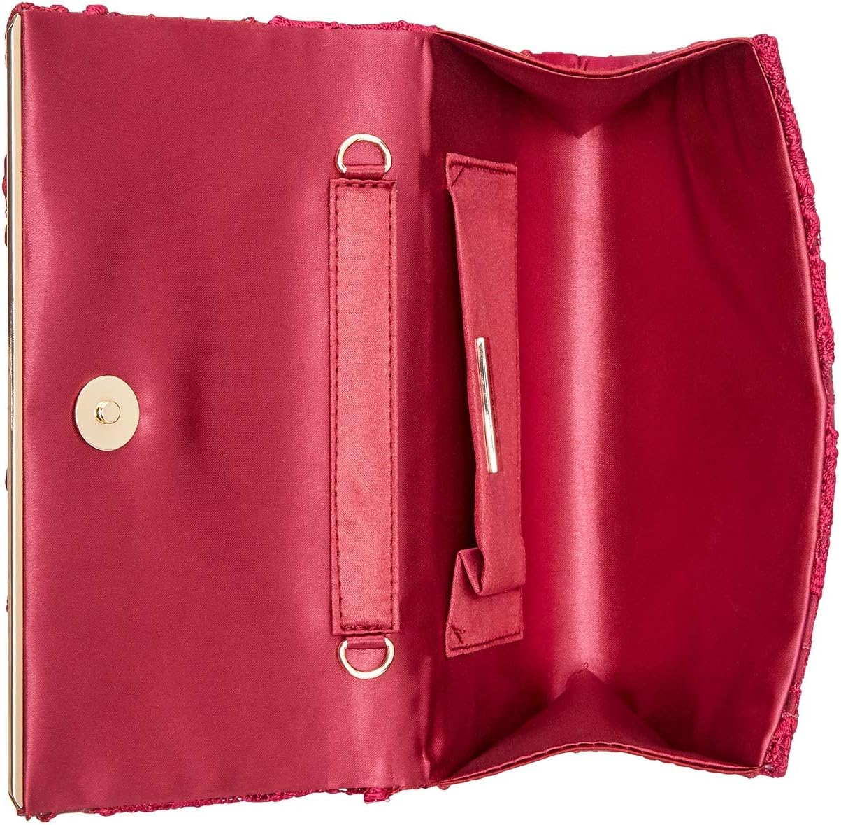 Giani Bernini Red Wine Lace Clutch