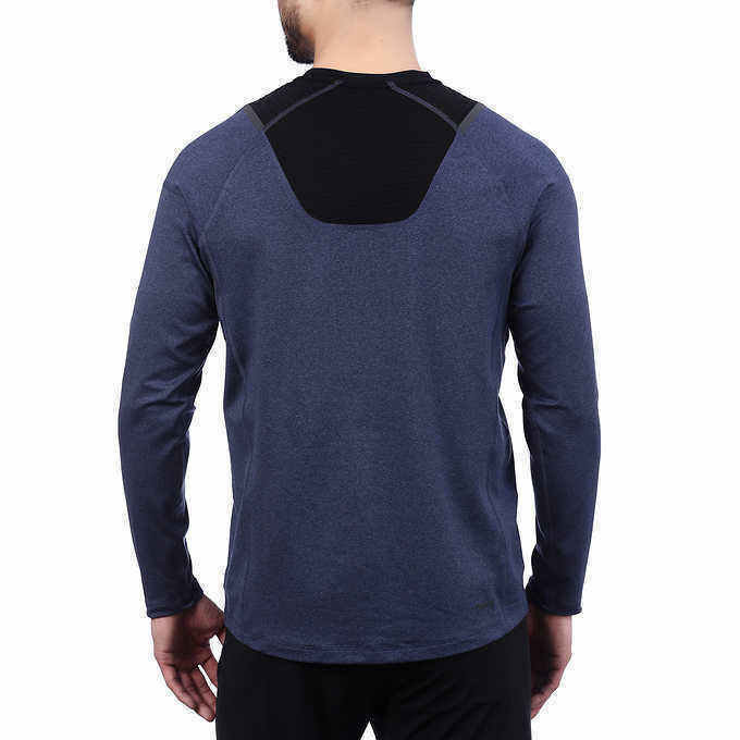 Spyder Active Men??s Long Sleeve Shirt Blue Size L