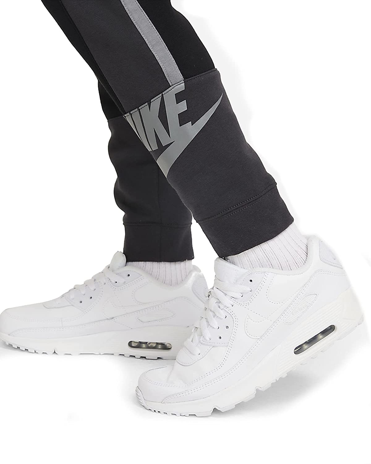 Nike Big Boys Sportswear Amplify Pants Large Black Smoke Grey Size L