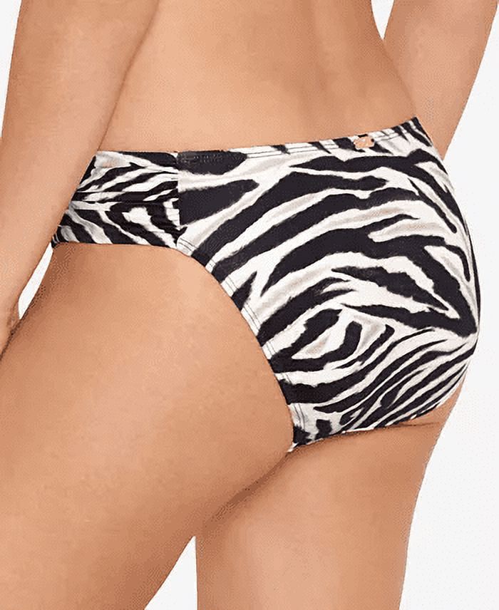 Lauren Ralph Lauren Womens Hipster Animal Print Swim Bottom Brown Size 8