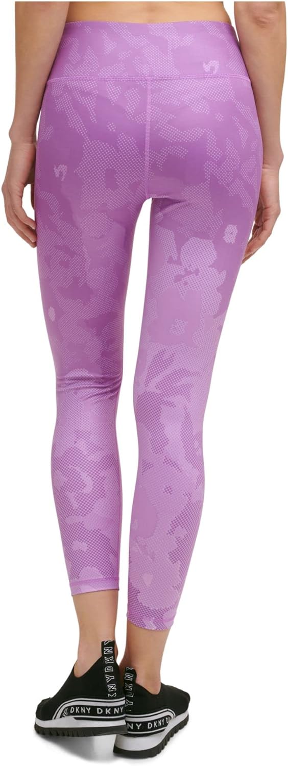 DKNY Womens Work Out Gym Yoga Pants Purple S