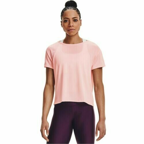 Under Armour Women's UA Tech Open-Back Top Pink Size S MSRP $30