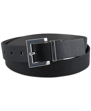 Inc Men's Faux-Leather Reversible Crocodile Embossed Belt Size L MSRP $45