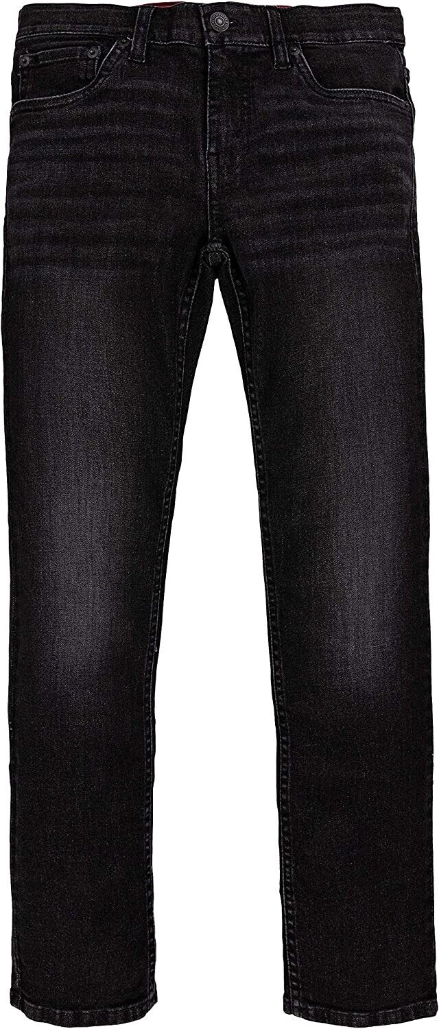 LEVI'S Big Boys 511 Slim Fit Jeans Black Size 8 REG 24x25 MSRP $48
