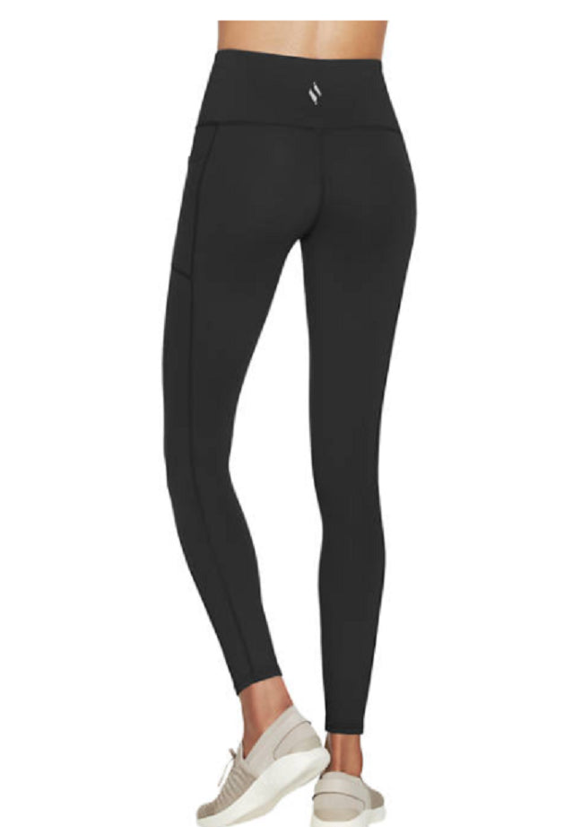 Skechers Womens Gowalk High Waist Legging 4-Way Stretch Black Size S