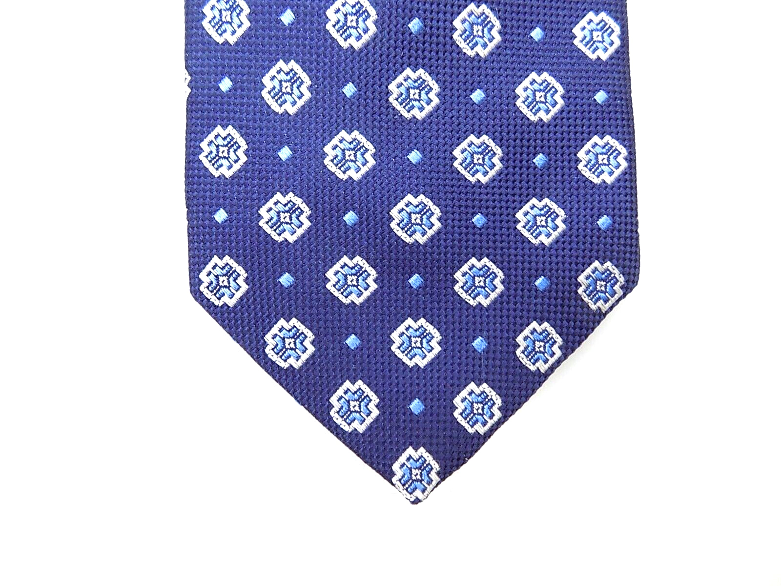 Hilditch & Key Blue Navy Size 8.5 Tie Necktie 100% Silk MSRP $135
