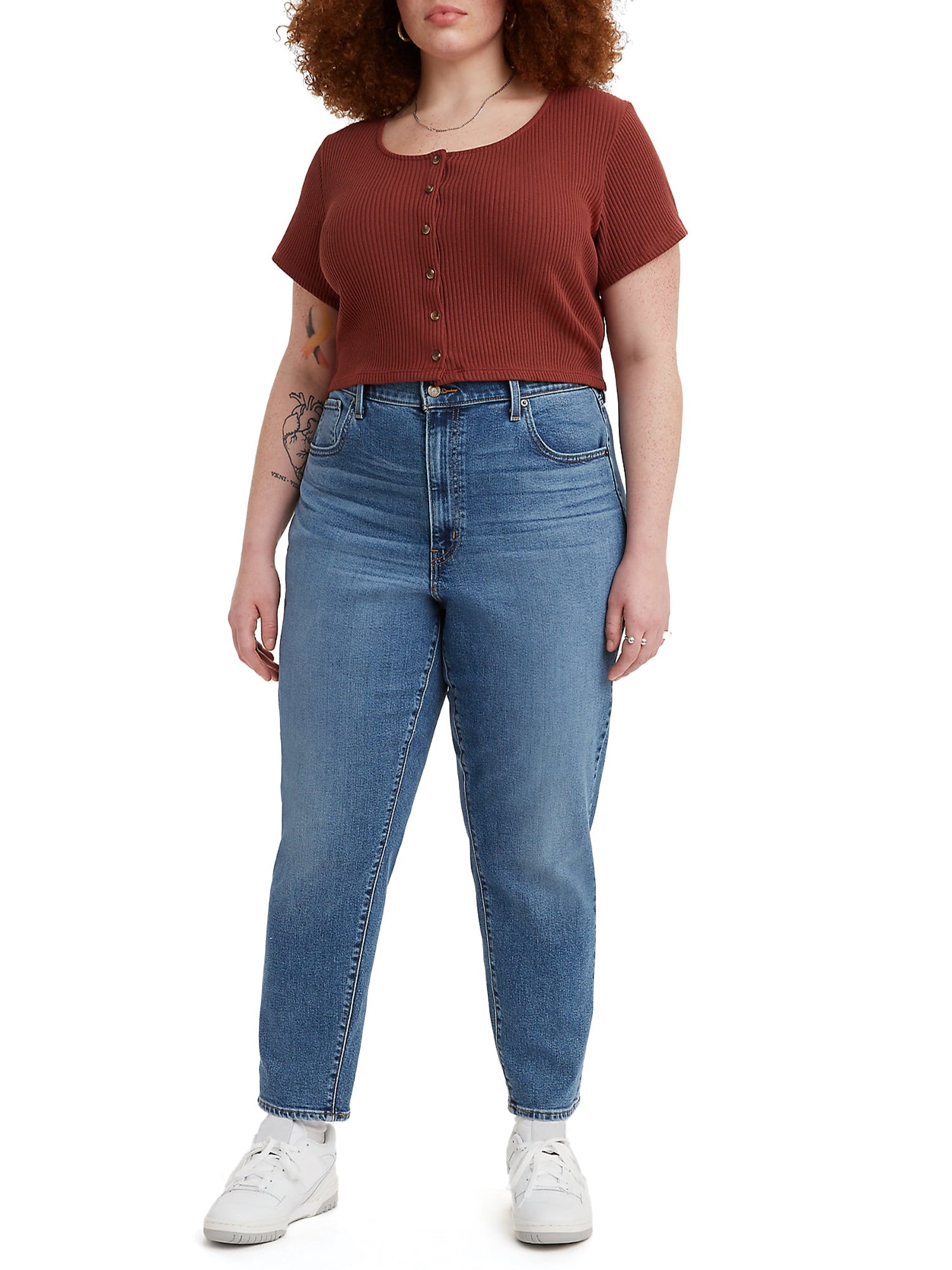 Levi's? Women¡¯s Plus Size High-Rise Mom Jeans Size 20W Blue
