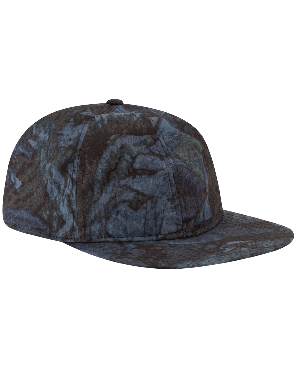 New Era Mens 9Twenty Tonal Camo Flat Brim Cap Navy