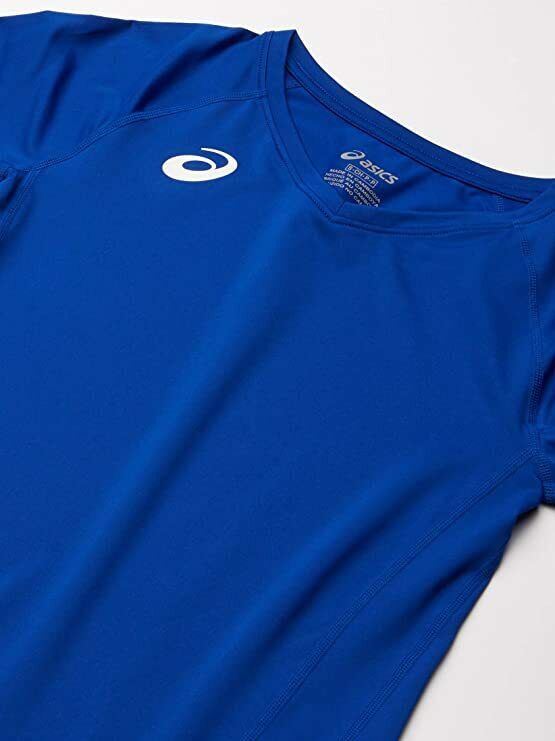 ASICS Youth Spin Serve Volleyball Jersey top Royal Blue Size S MSRP $40