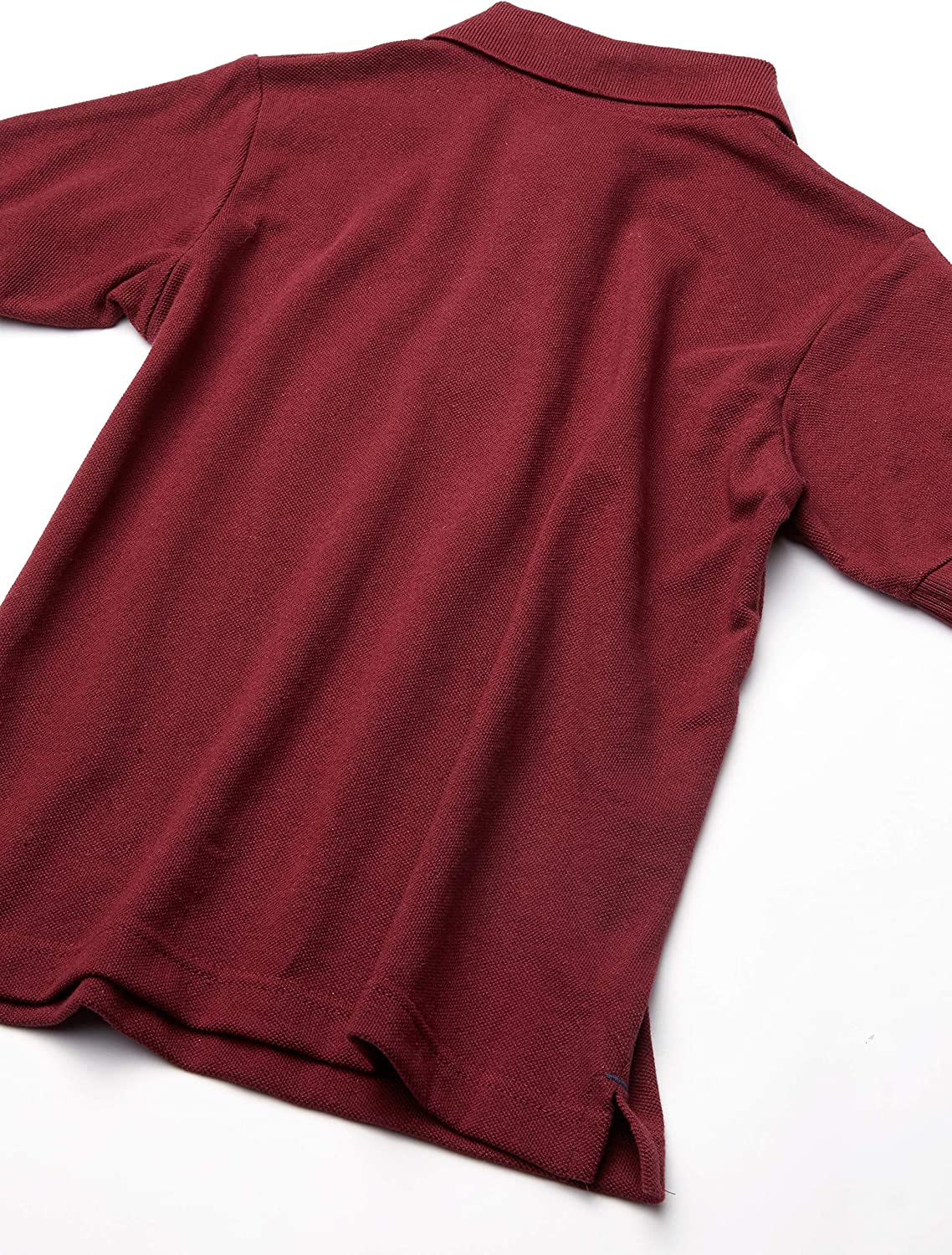 Dickies boys Short Sleeve Pique Polo, Burgundy, Size XL (18-20)