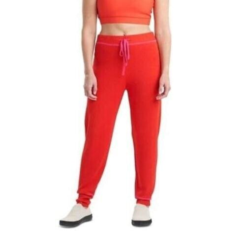 JOSIE NATORI Women's Retreat Pants Red Size L MSRP $78