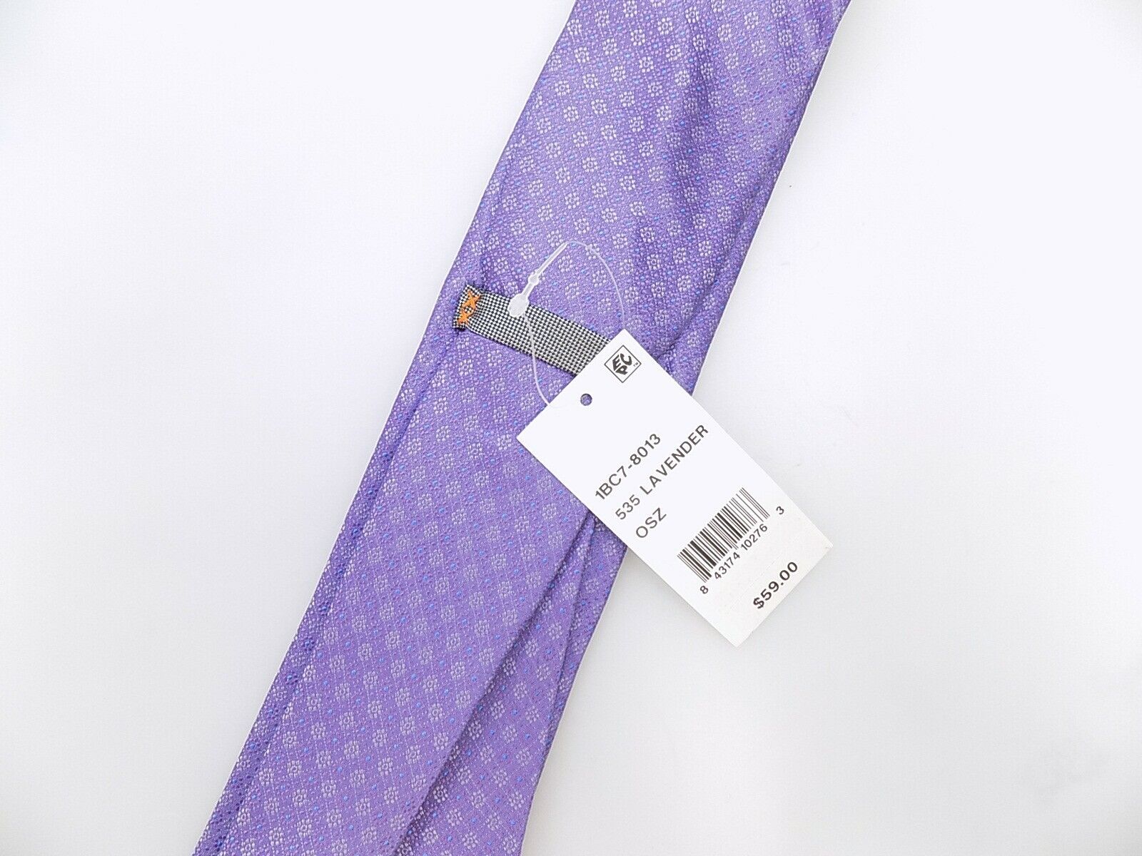 Bloomingdale's Mens Silk Professional Neck Tie Necktie Purple MSRP $59