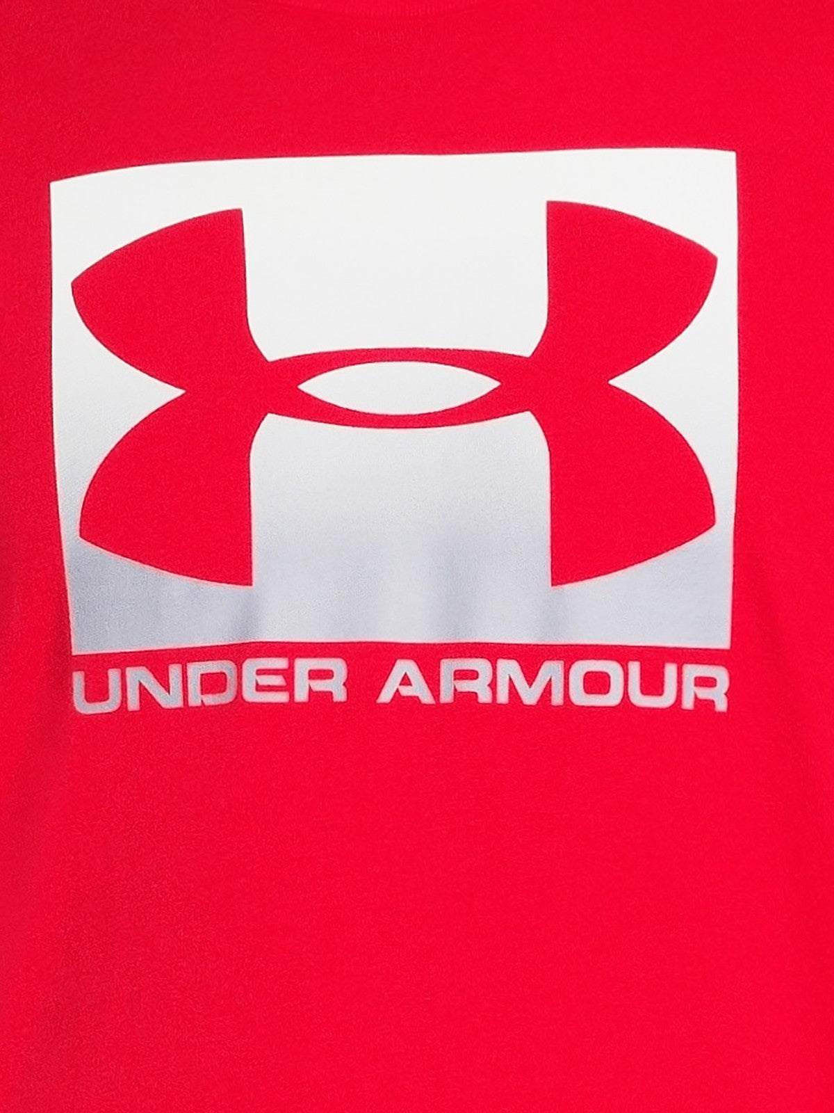 Under Armour Men's UA Boxed Logo Sportstyle T-Shirt Red Size M MSRP $25