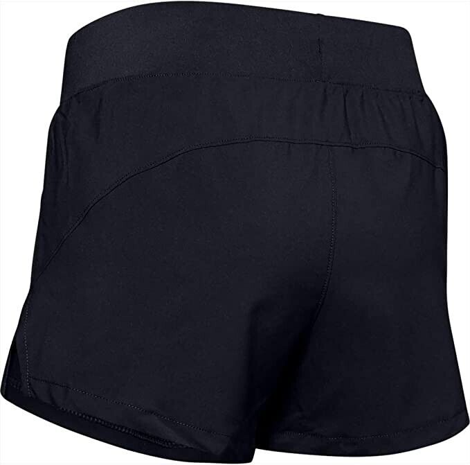 Under Armour Womens Launch Stretch Woven Shorts Black Size L MSRP $35
