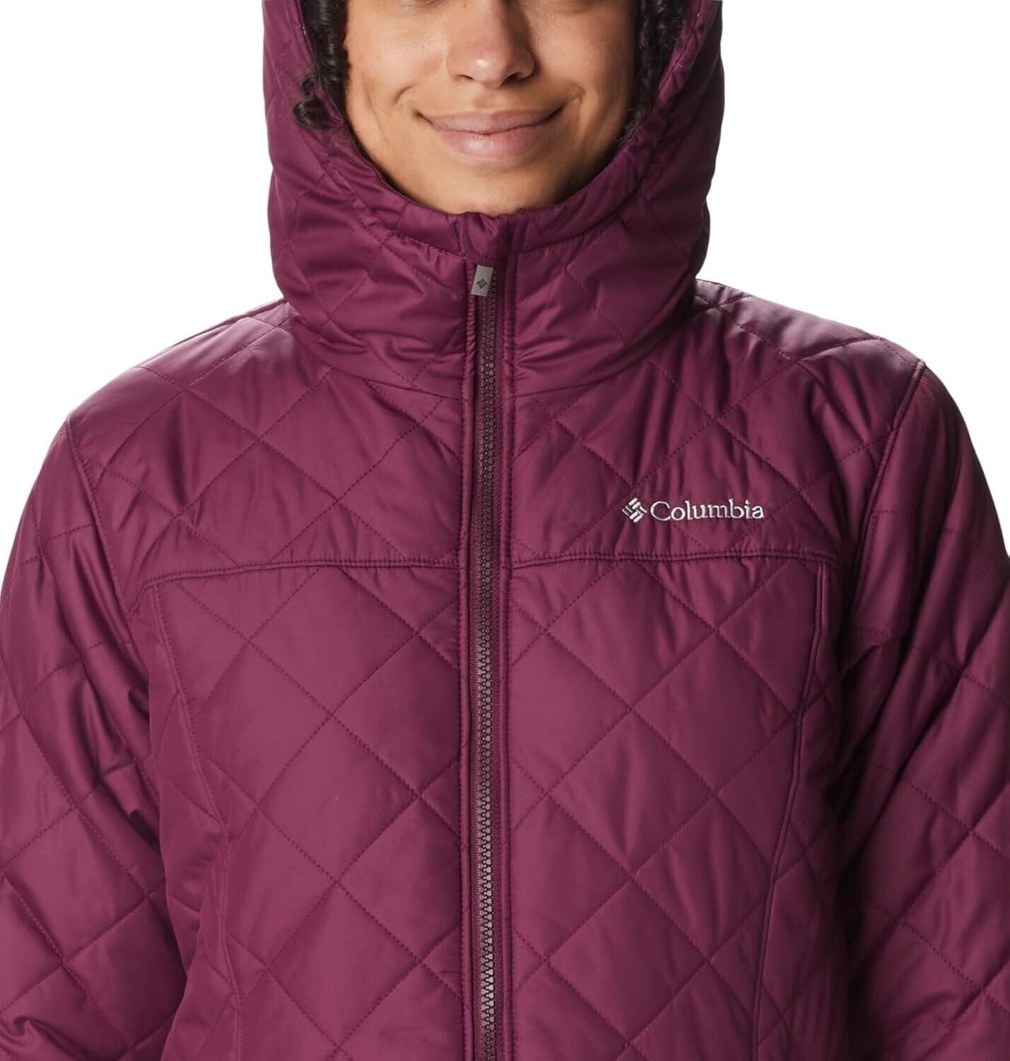 Columbia Women's Copper Crest Long Jacket burgundy Red Size M