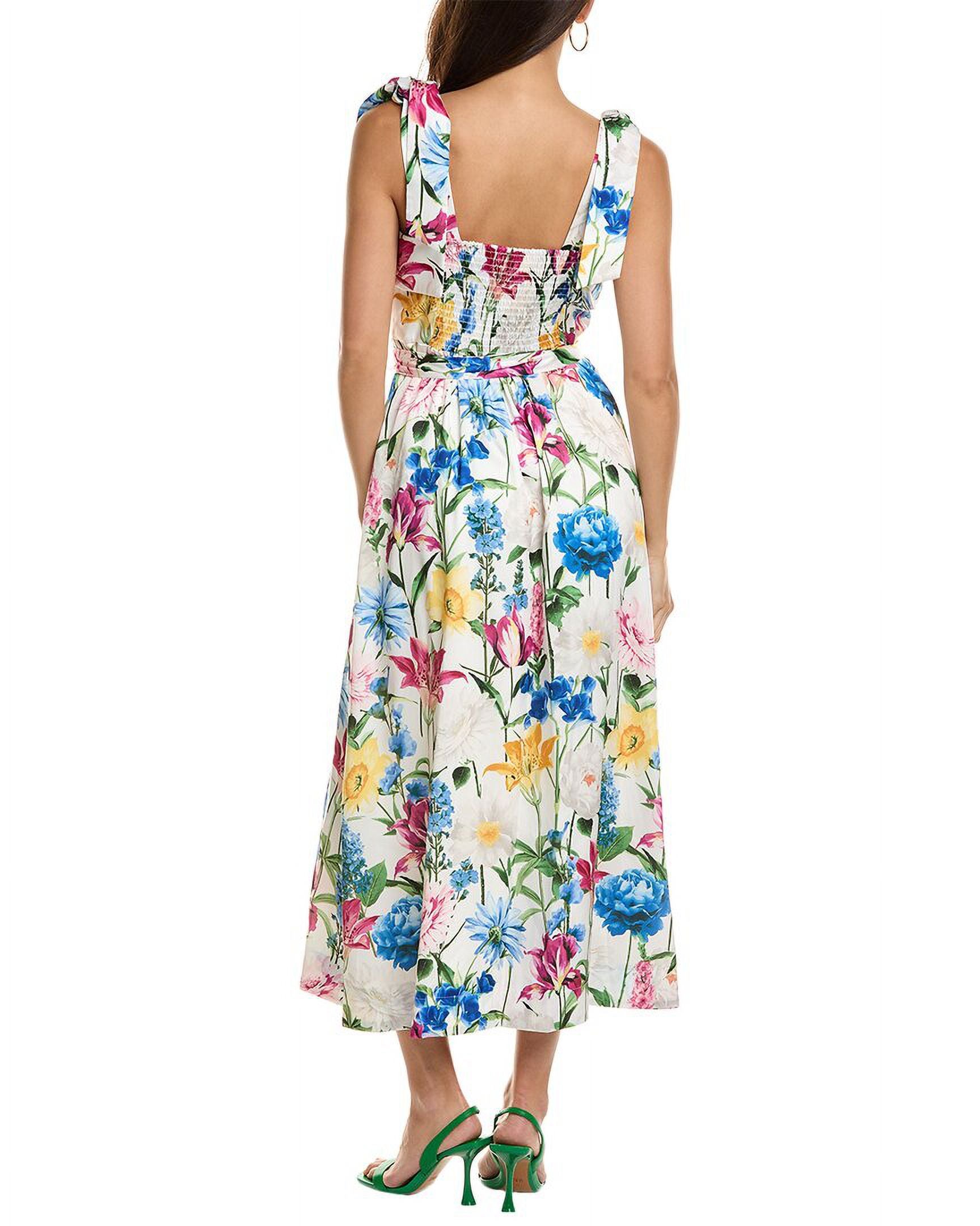 Anne Klein womens Tie Strap A-Line Dress, Size 10, White