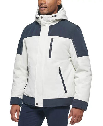 Club Room Men's 3-in-1 Hooded Jacket White Size XL MSRP $250