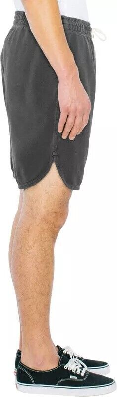 American Apparel Men's French Terry Basketball Short Faded Black, Size S