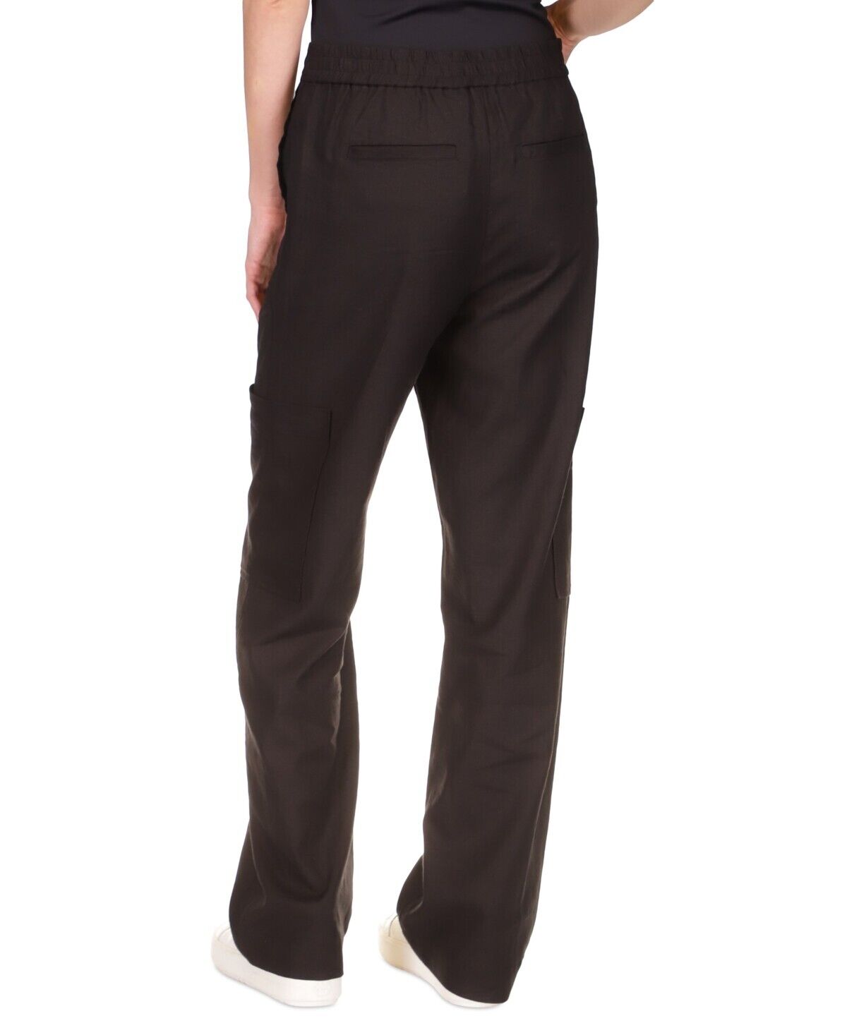 Michael Michael Kors High Rise Cargo Pants Black Size XL MSRP $125