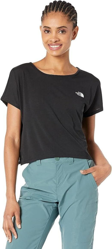 THE NORTH FACE Wander Cross-Back Short Sleeve TNF Black Size M MSRP $45