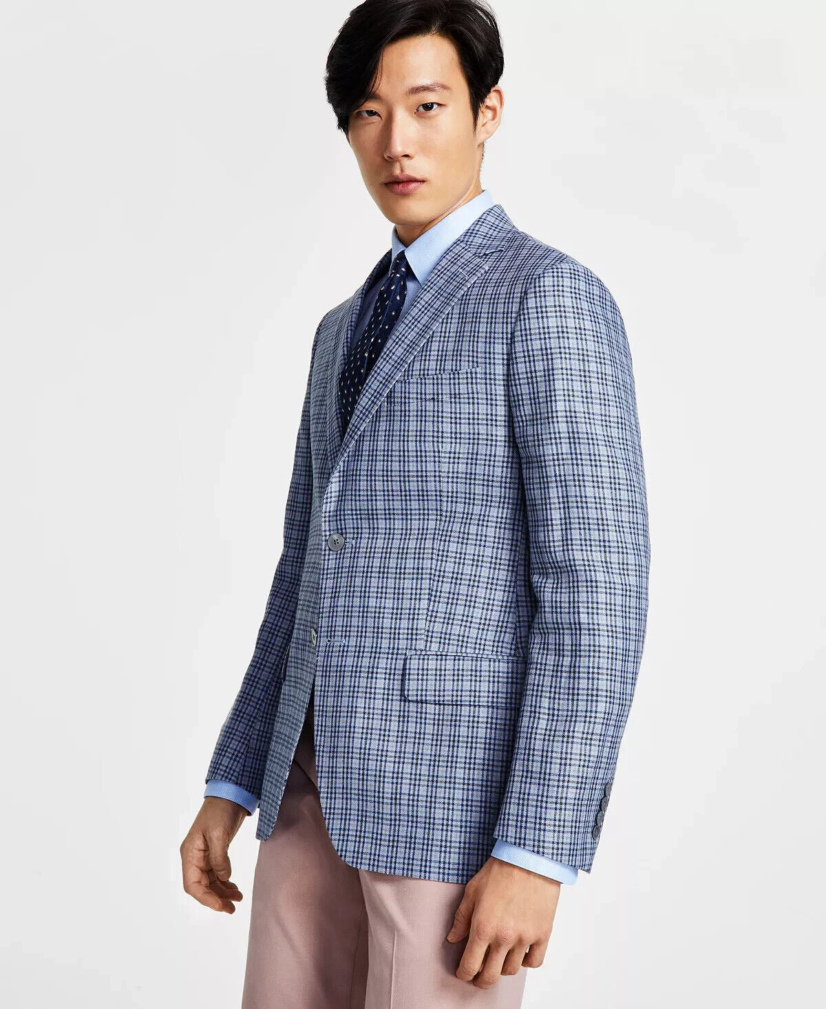 Lauren Ralph Lauren Ultraflex Classic Linen Sportcoats Blue Size 36S MSRP $295