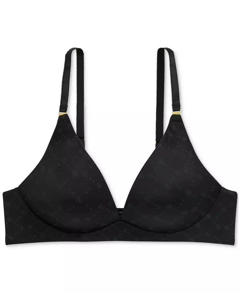 Lauren Ralph Lauren Comfort Wire Black 4L0069 T-Shirt Bra Size 40D MSRP $52