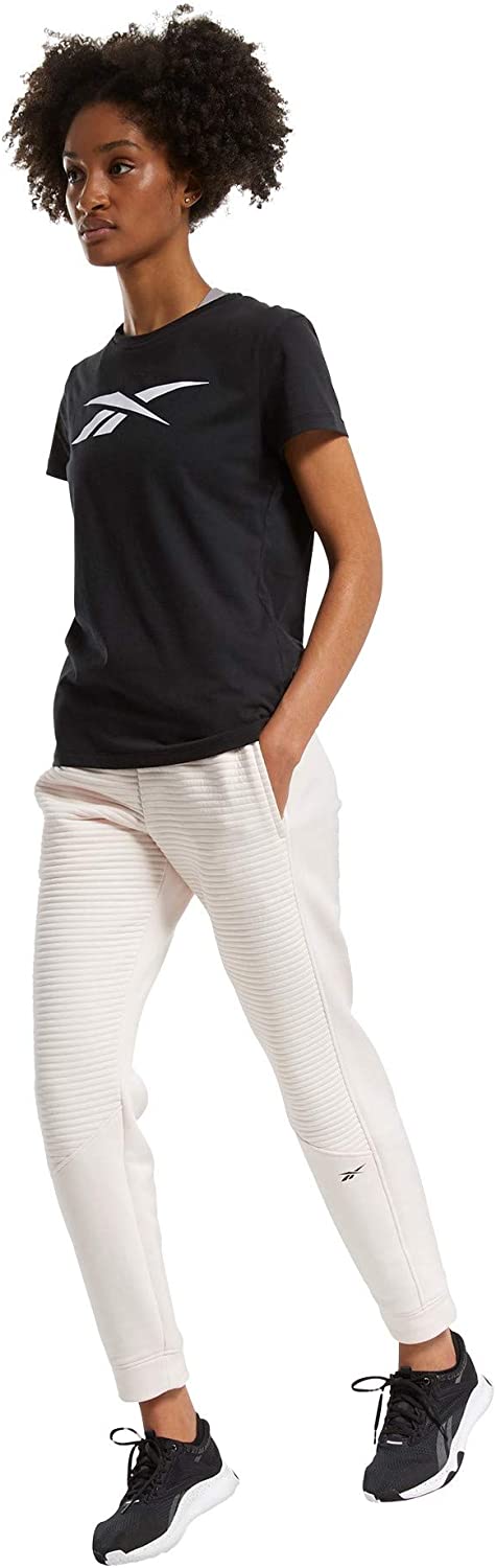 Reebok Women's Training Essentials Graphic T-shirt, Black, Size XXS
