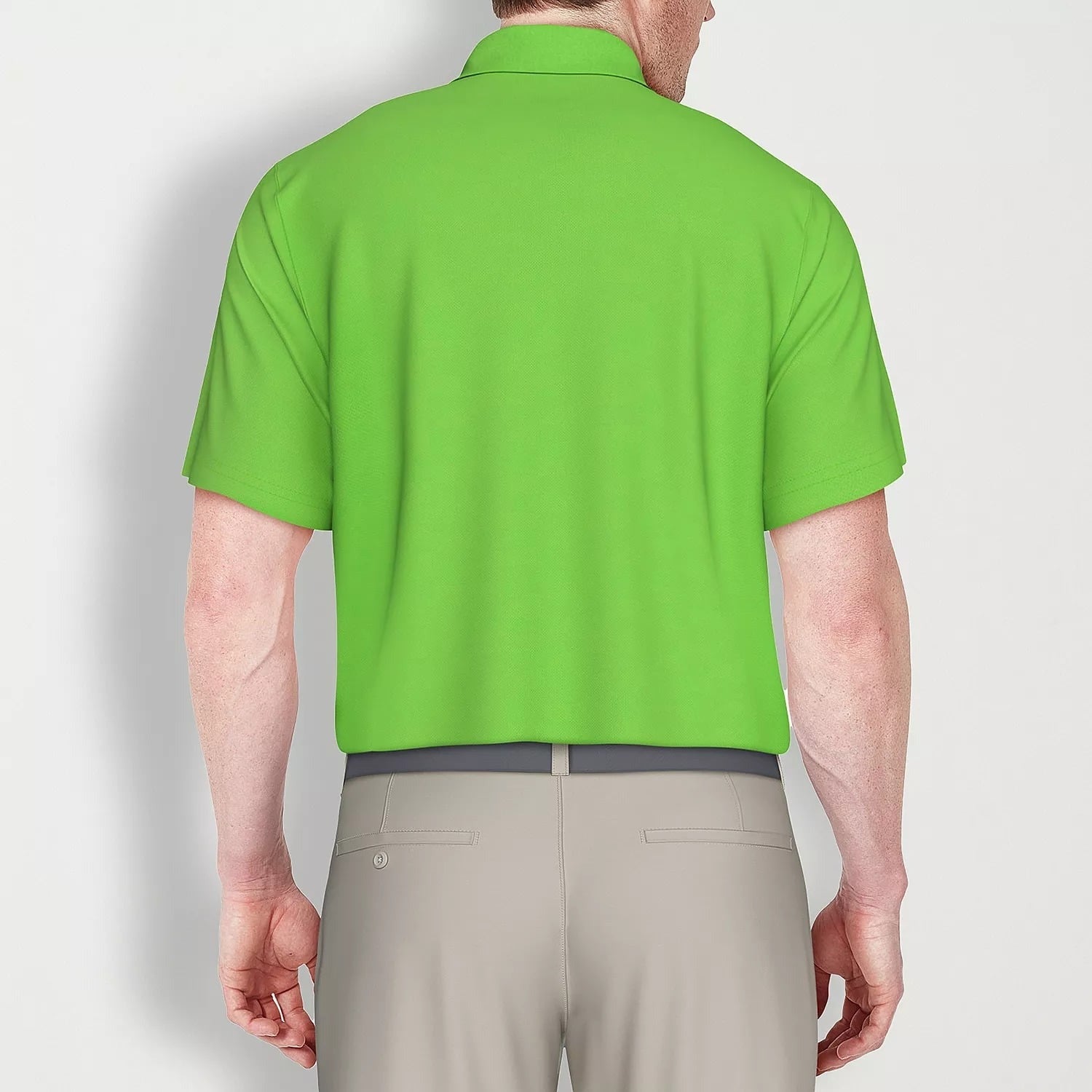 PGA TOUR Men's Airflux Mesh Golf Polo Shirt Size XXL Green Flash