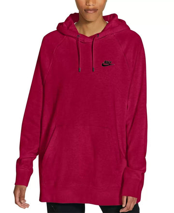 NIKE Women's Plus Size Essential Hoodie Size 2X Dark Red Wine MSRP $60