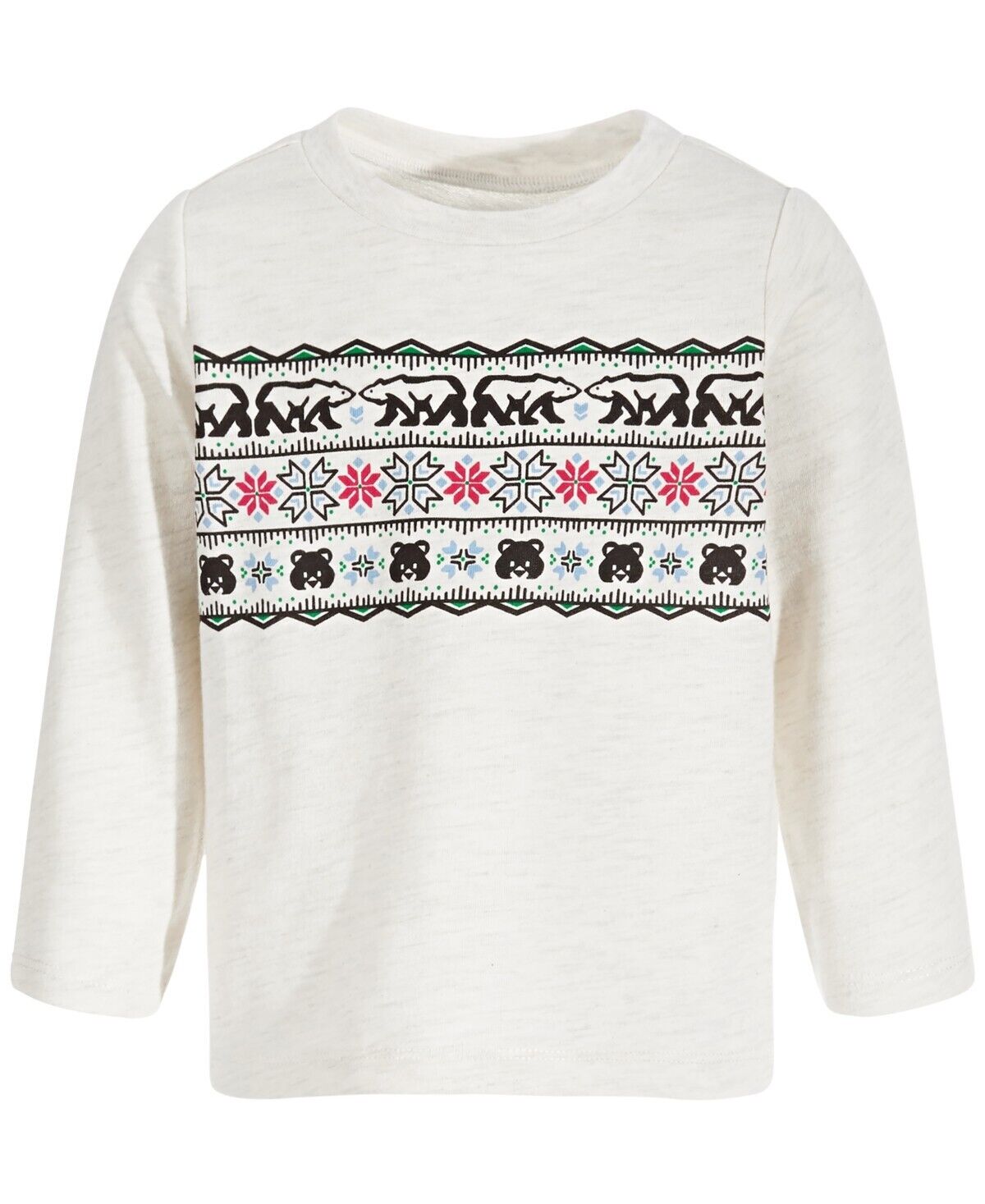 First Impressions Baby Boys Fair Isle Top Ivory Size 6-9M