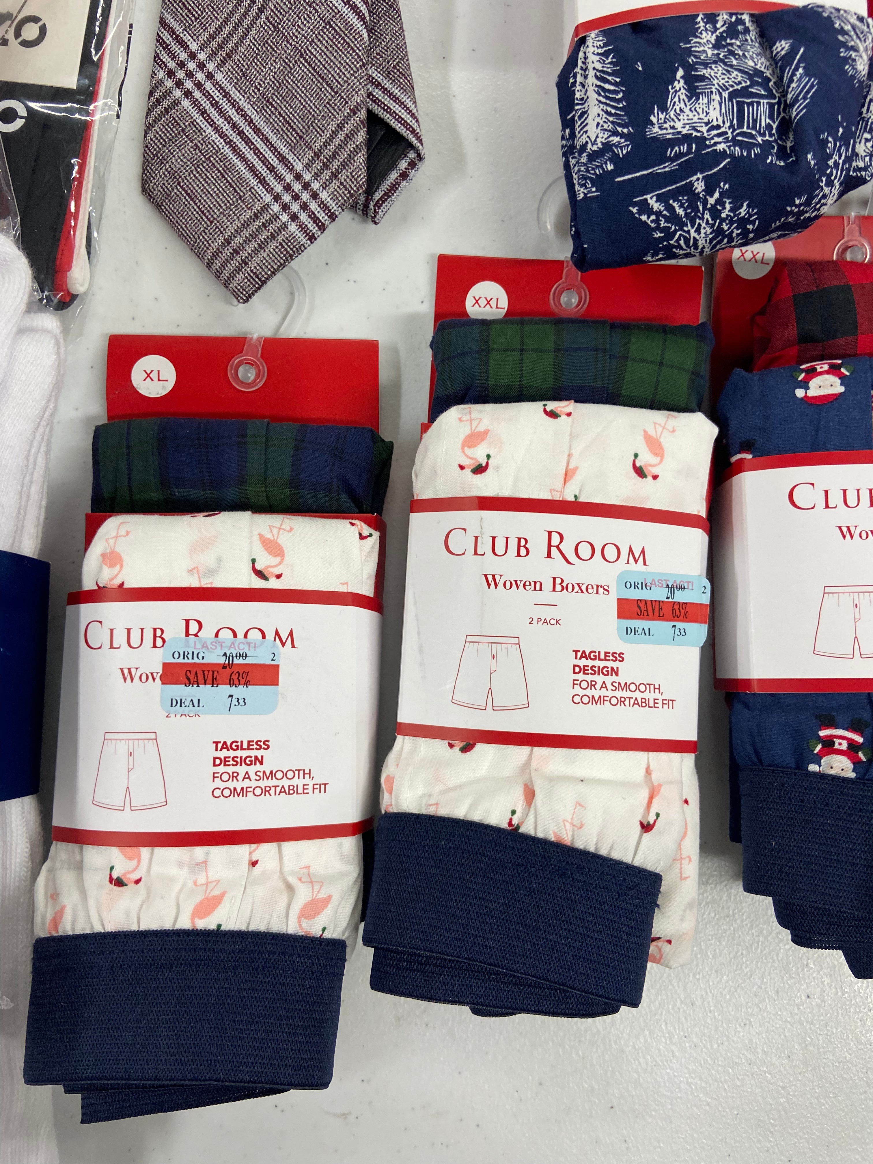Men's UNDERWEAR, ACCESSORIES & Others Wholesale Lot, POLO RALPH LAUREN, KENZO, CHAMPION, COLE HAAN, CLUBROOM and more, 23 items, Shelf Pulls, MSRP $759