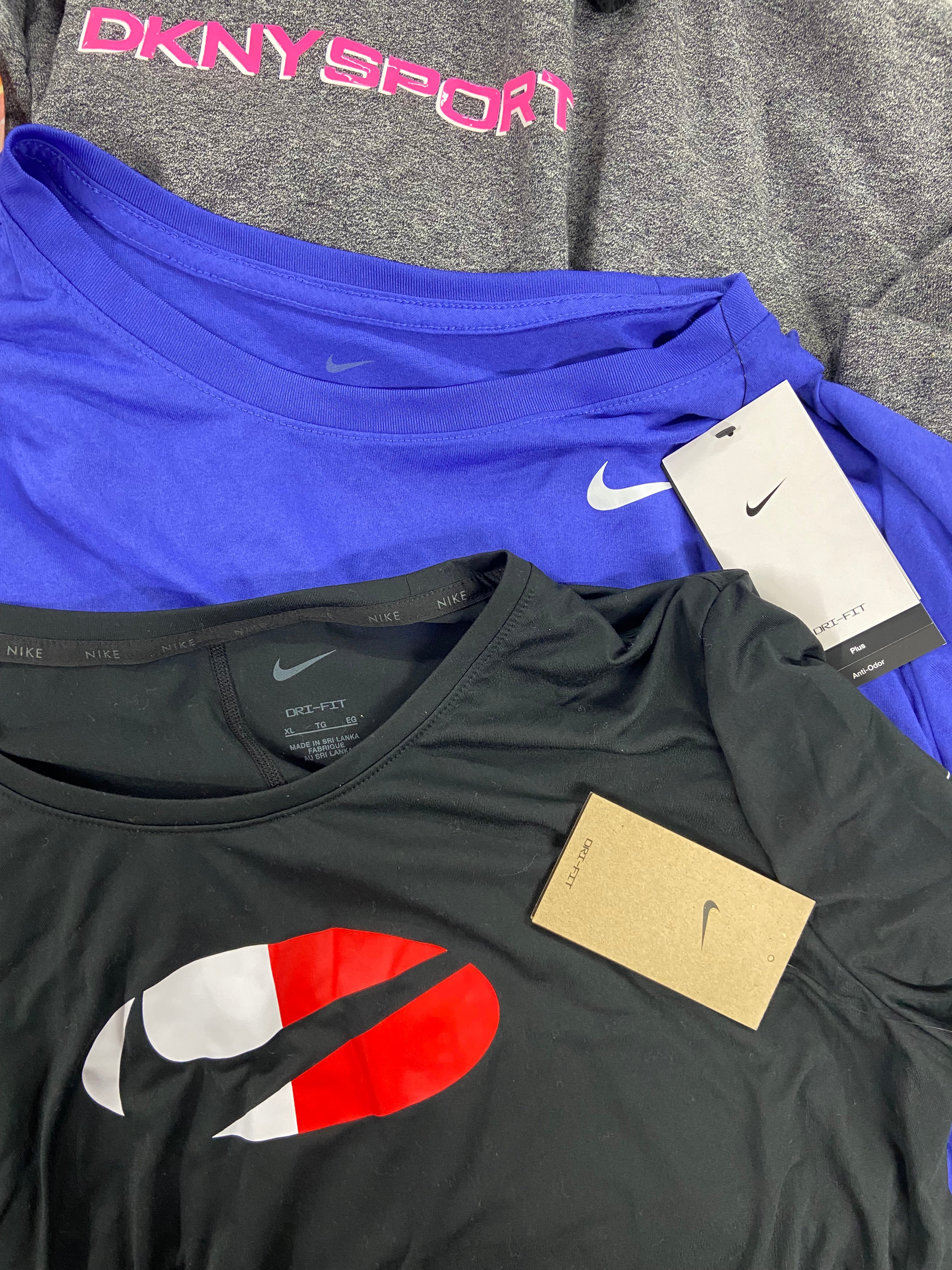 Women's Clothing Activewear Wholesale Lot, DKNY, COR, COLUMBIA, NIKE, IDEOLOGY, 19 items, Shelf Pulls, MSRP $728
