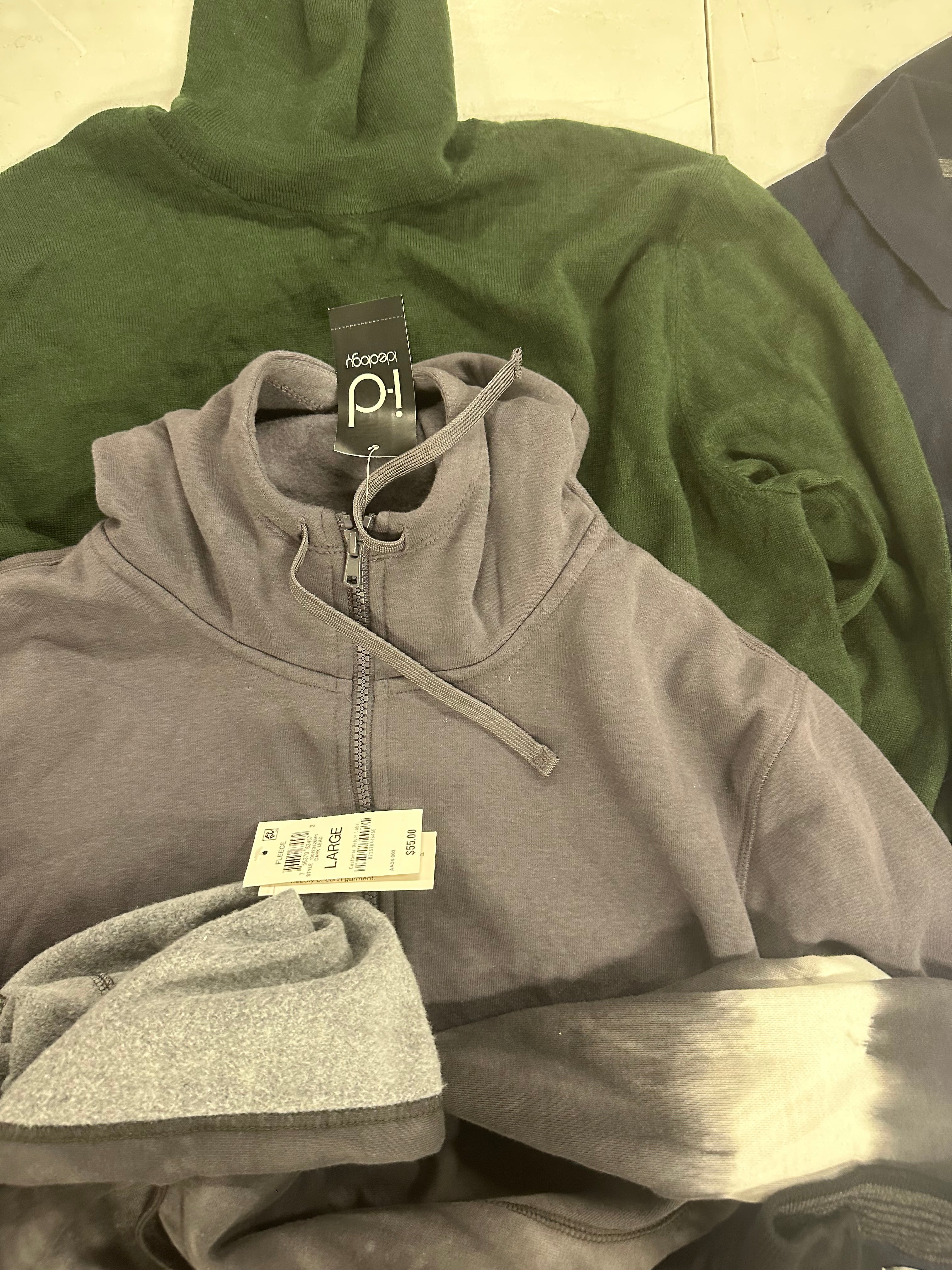 Men's Clothing Sweaters, Hoodies & Others, CLUB ROOM, SUN + STONE, IDEOLOGY, Wholesale Lot, 7 items, Shelf Pulls, MSRP $405