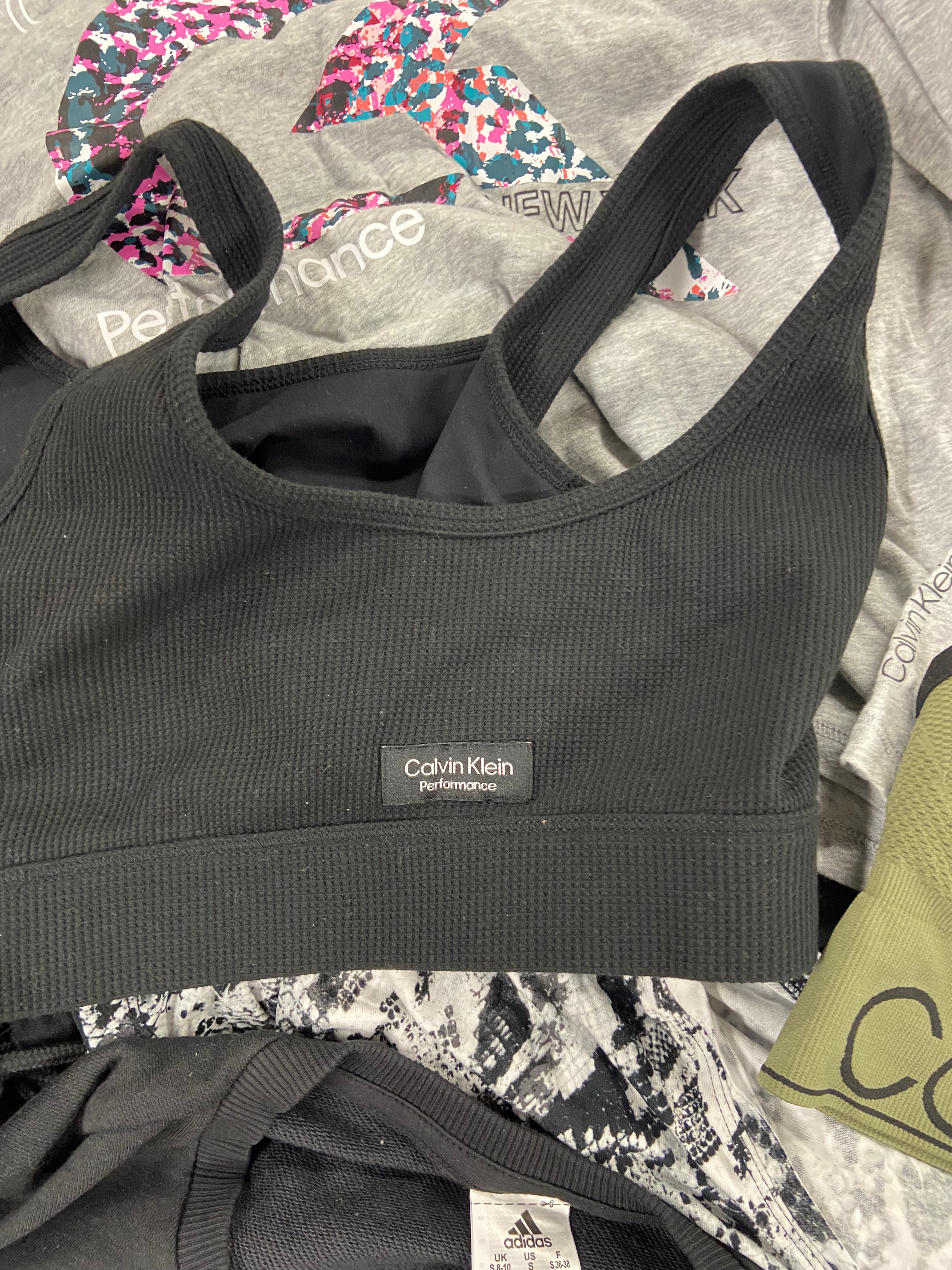 Women's Clothing Activewear Wholesale Lot, THE NORTH FACE, ADIDAS, CK PERFORMANCE, COLUMBIA, DKNY & Others, 21 items, Shelf Pulls, MSRP $811