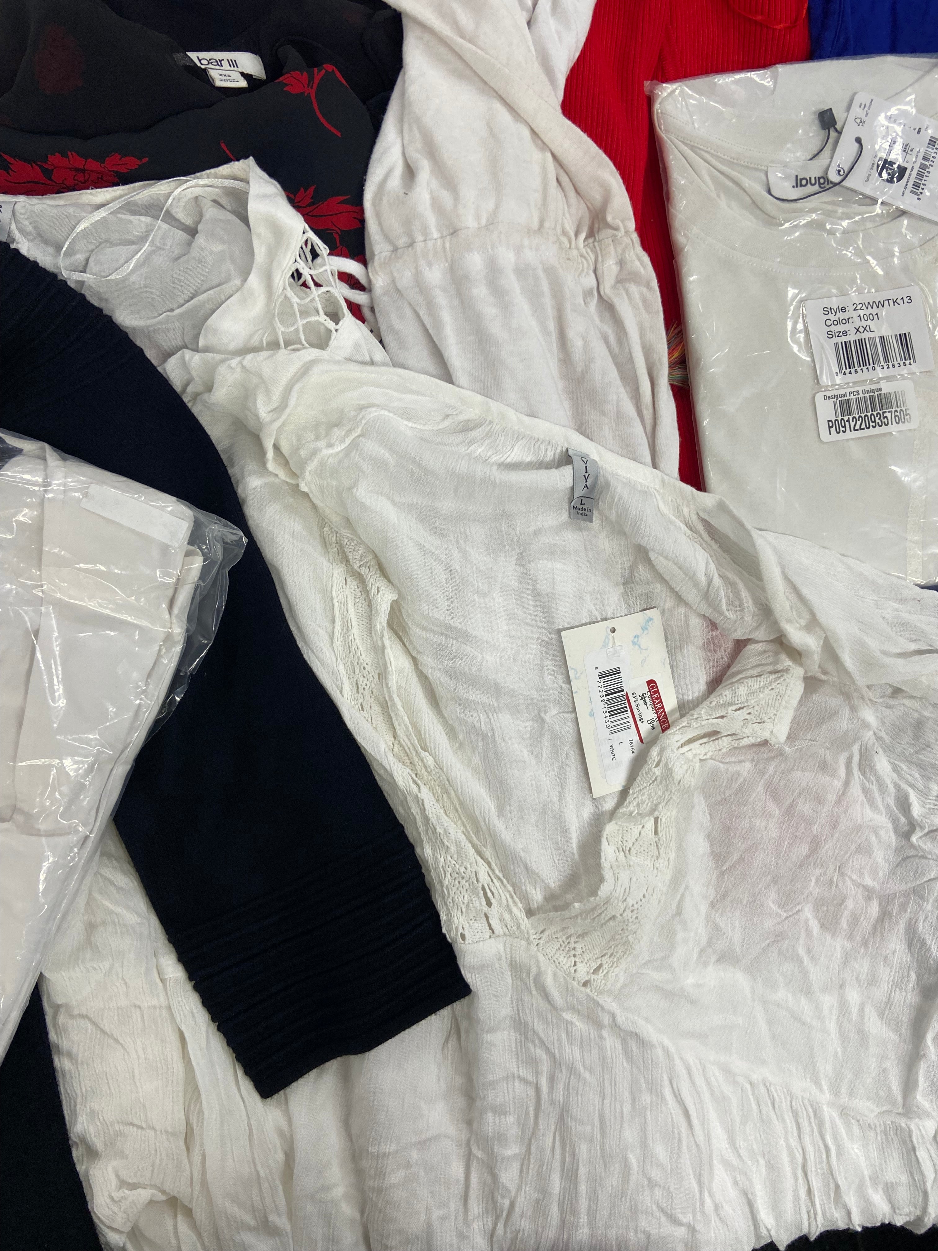Women's Clothing Assorted Wholesale Lot, MICHAEL KORS, DKNY, CALVIN KLEIN, VINCE CAMUTO, RAVIYA, JESSICA HOWARD and more, 15 items, Shelf Pulls, MSRP $1,036
