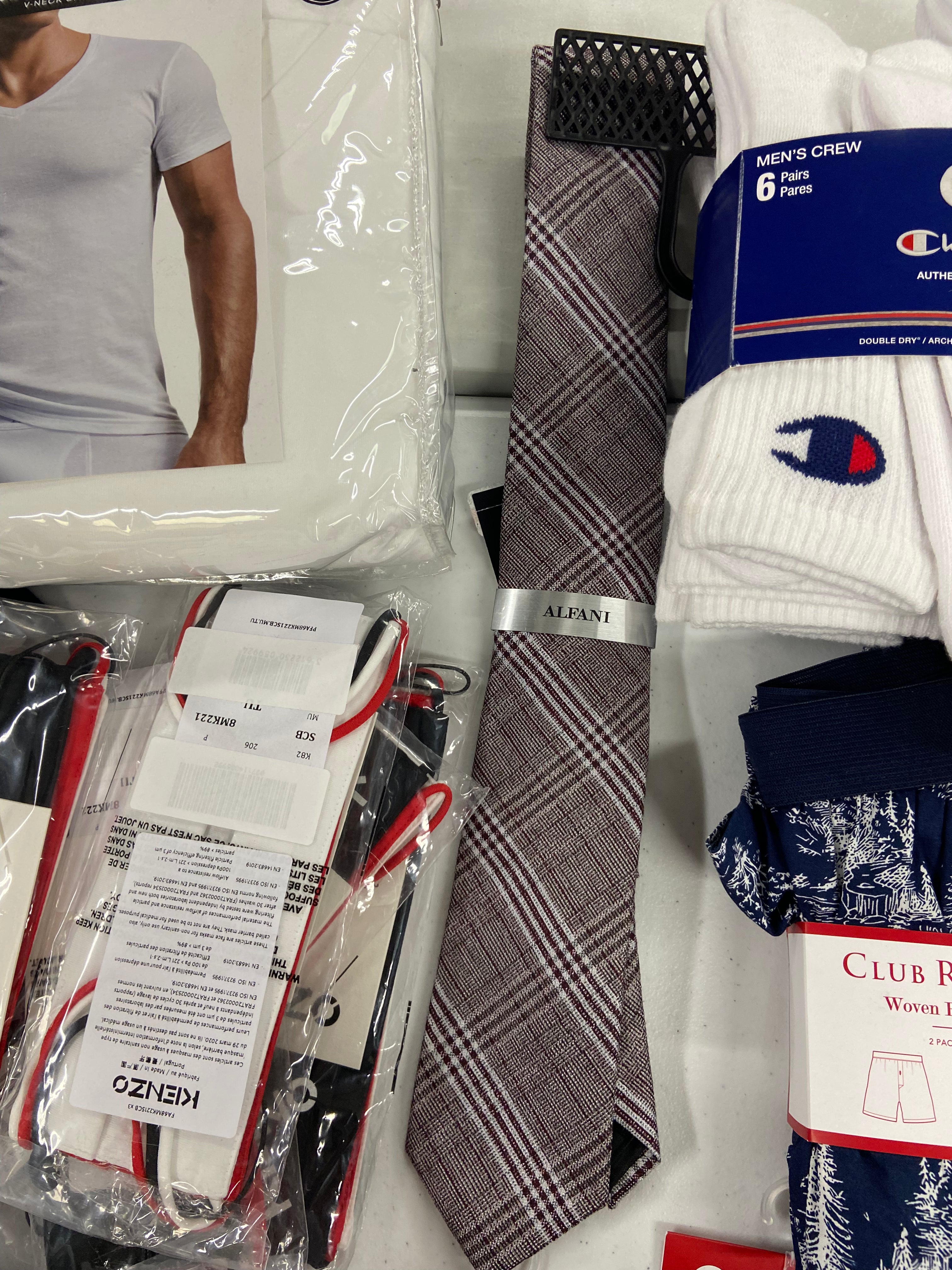 Men's UNDERWEAR, ACCESSORIES & Others Wholesale Lot, POLO RALPH LAUREN, KENZO, CHAMPION, COLE HAAN, CLUBROOM and more, 23 items, Shelf Pulls, MSRP $759