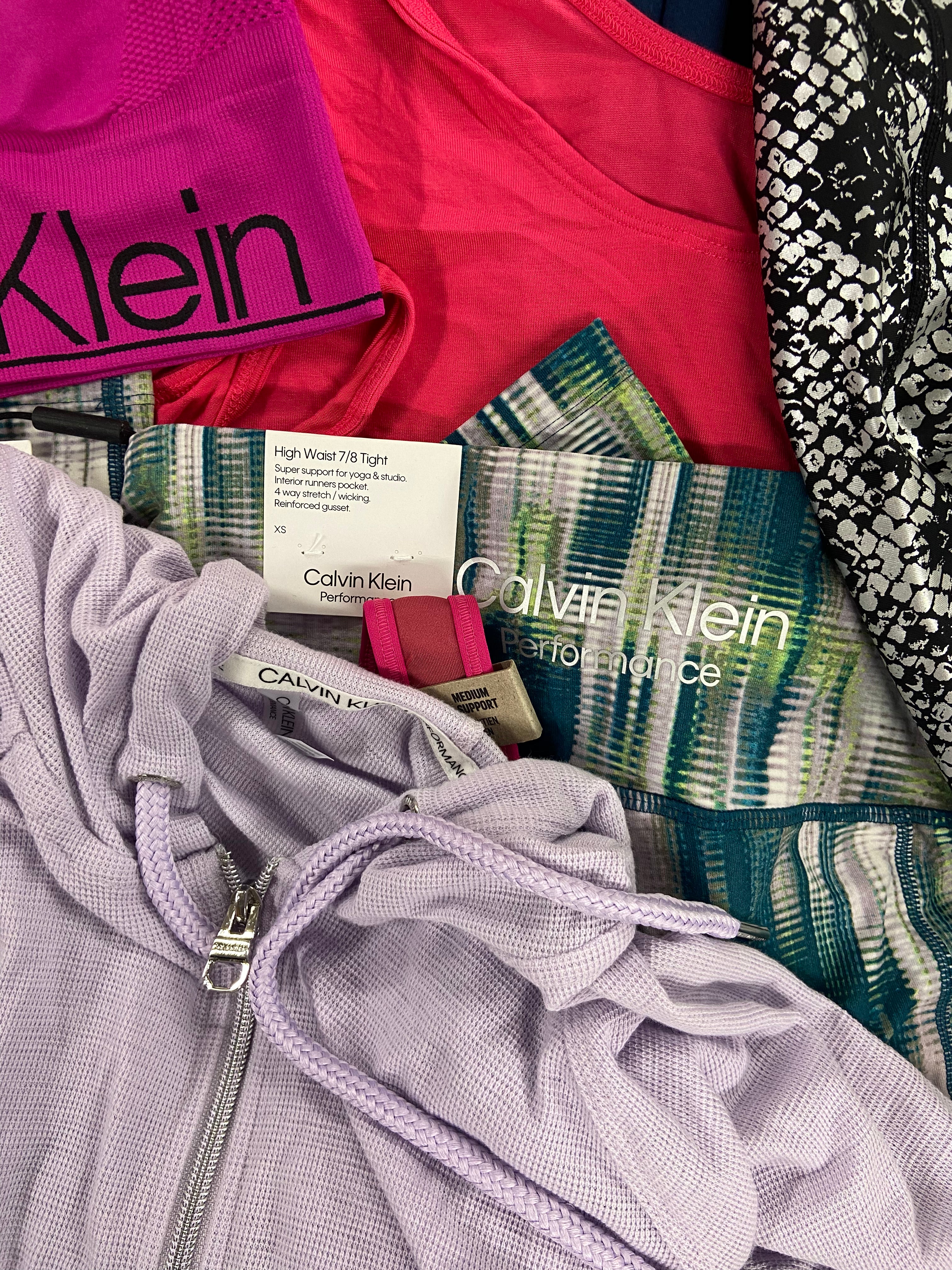 Women's Clothing Activewear Wholesale Lot, NIKE, UNDER ARMOUR, ADIDAS, CALVIN KLEIN and more,  29 items, Shelf Pulls, MSRP $931