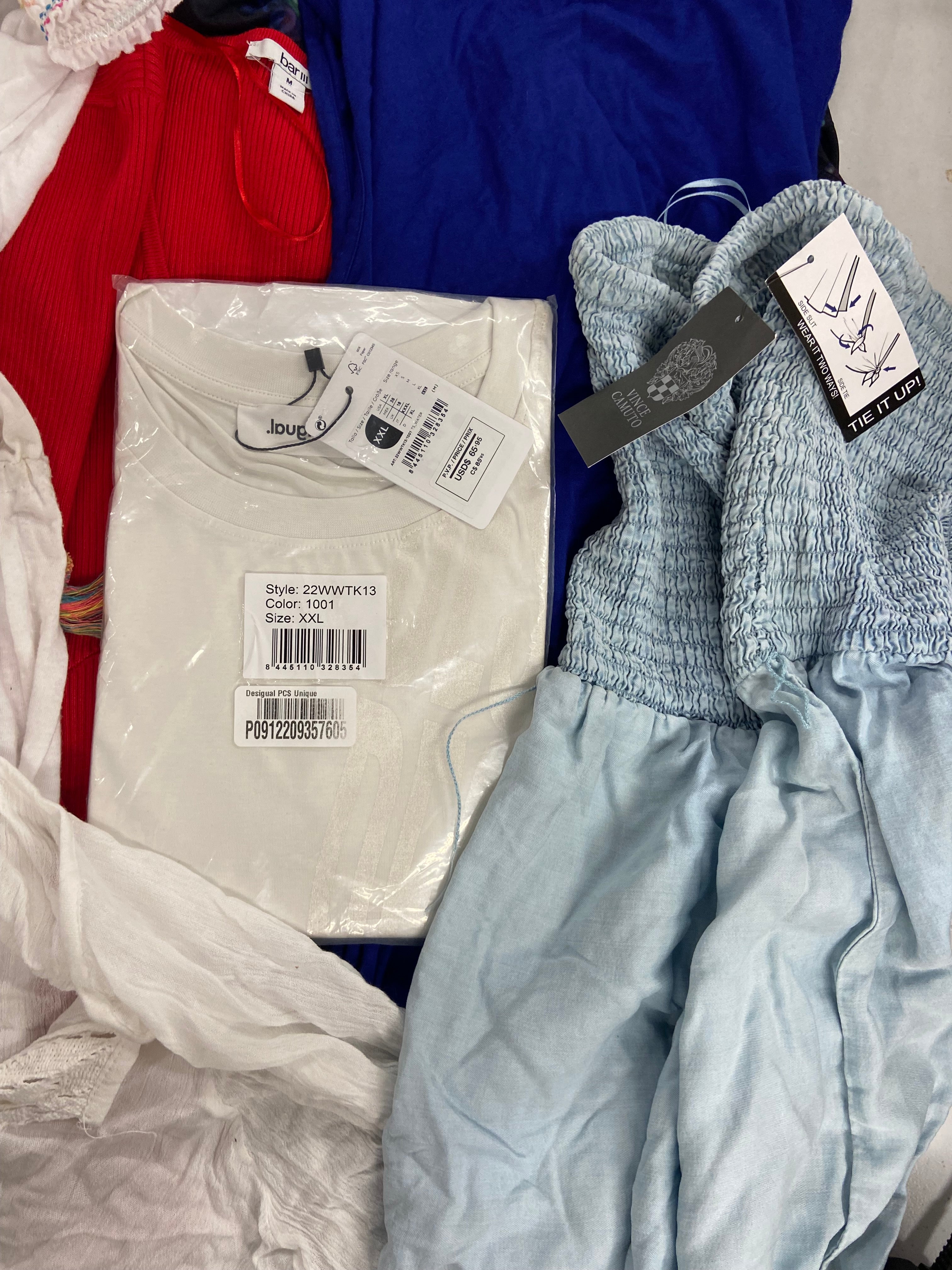 Women's Clothing Assorted Wholesale Lot, MICHAEL KORS, DKNY, CALVIN KLEIN, VINCE CAMUTO, RAVIYA, JESSICA HOWARD and more, 15 items, Shelf Pulls, MSRP $1,036