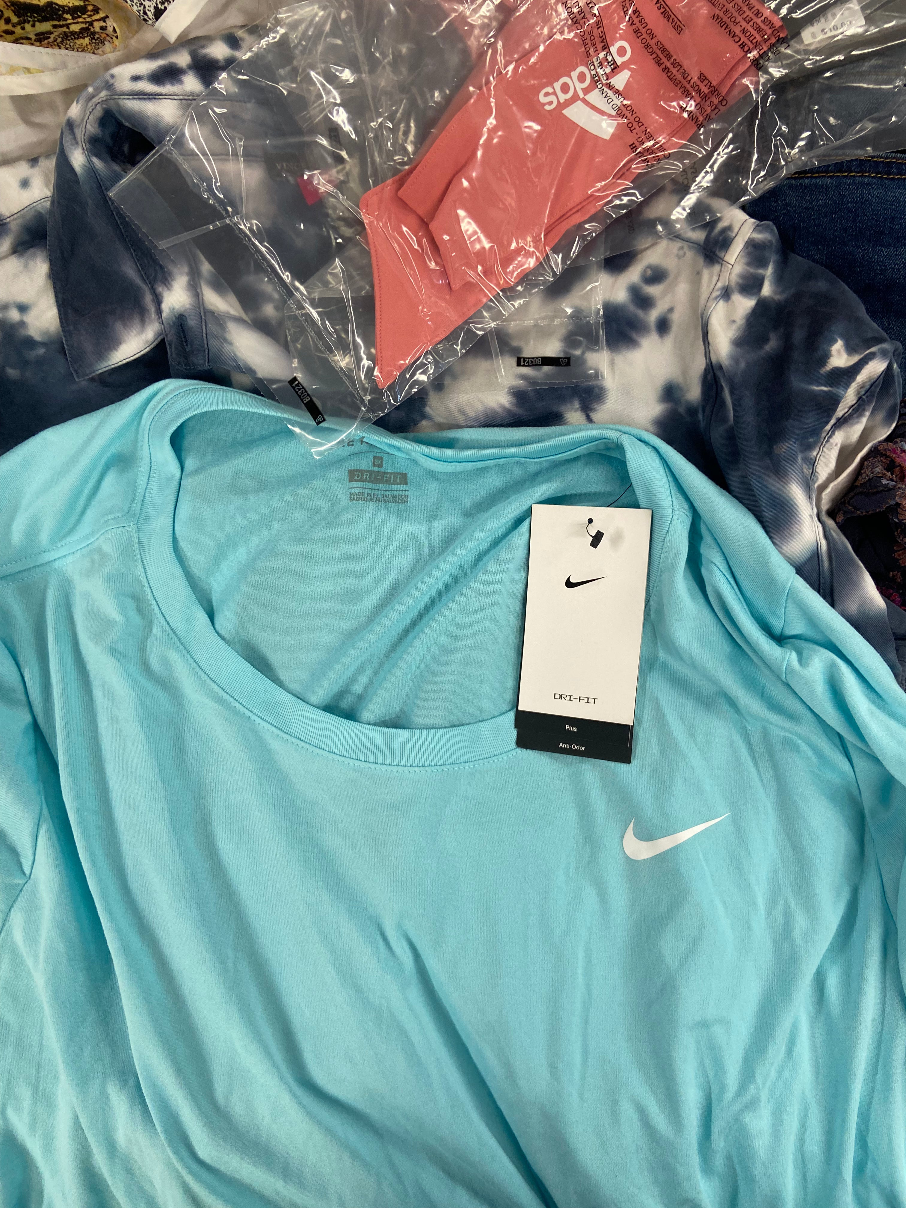 Women's Clothing Assorted Wholesale Lot, JOE'S, NIKE, ADIDAS, FREE PEOPLE, VINCE CAMUTO, AMERICAN APPAREL and more, 29 items, Shelf Pulls, MSRP $1,055